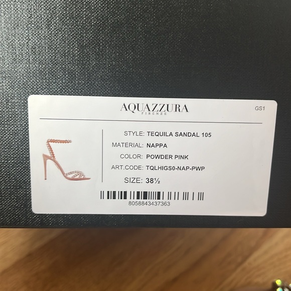 Aquazzura Tequila Sandal 105 powder pink - Picture 5 of 7